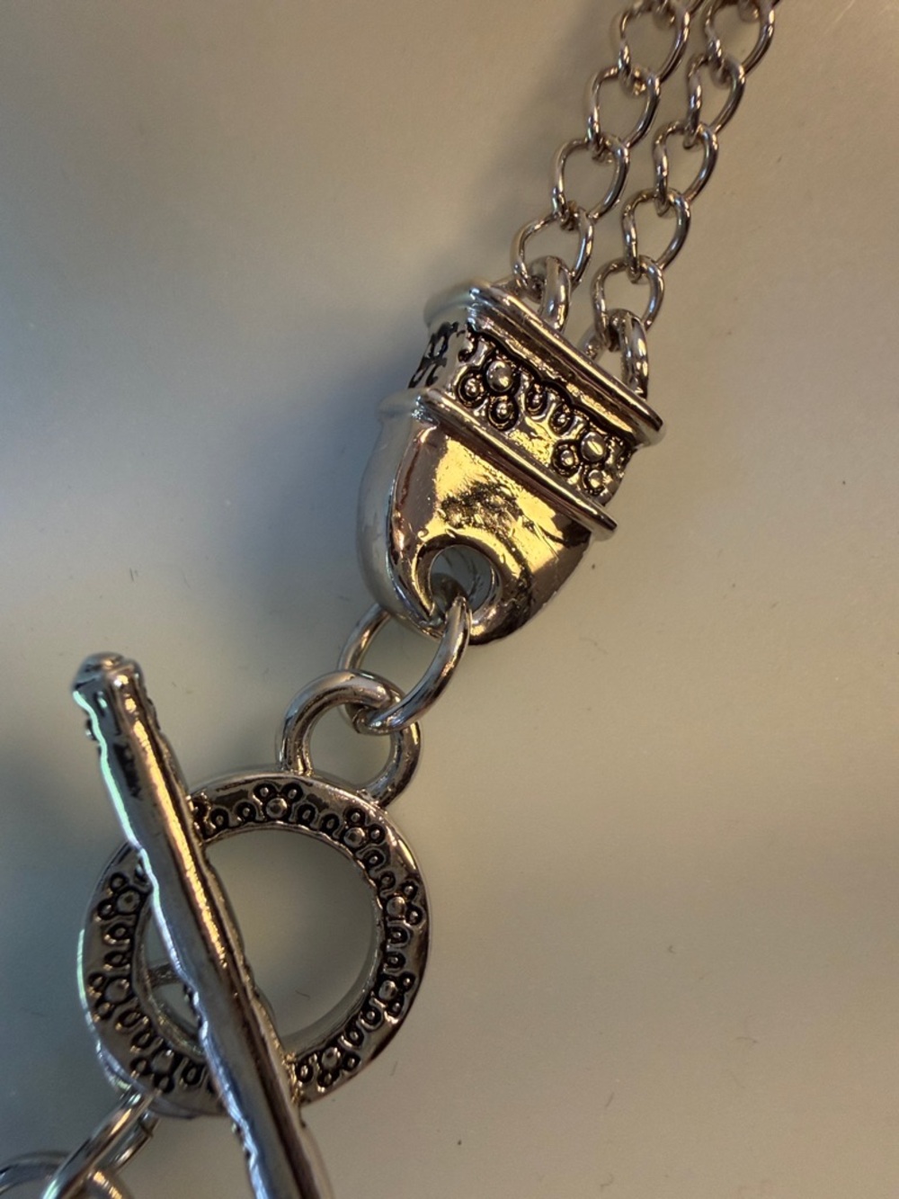 Mickey Mouse Silver Heart Pendant Necklace with Black Accents - Picture 5 of 7